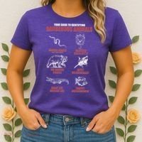 Funny Your Guide To Identifying Dangerous Animals Women's T-Shirt thumb 2
