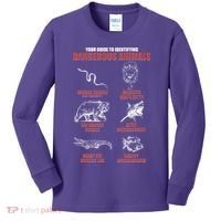 Funny Your Guide To Identifying Dangerous Animals Kids Long Sleeve Shirt thumb 0