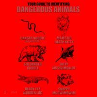 Funny Your Guide To Identifying Dangerous Animals Santa Hat thumb 1
