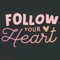 Follow Your Heart Cute Quote Mousepad thumb 1