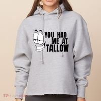 Funny You Had Me At Tallow Replace Seed Oils Maha Be Heathy Ladies Heavyweight Boxy Pullover Hoodie thumb 0