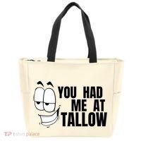 Funny You Had Me At Tallow Replace Seed Oils Maha Be Heathy Tote Bag thumb 0