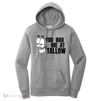 Funny You Had Me At Tallow Replace Seed Oils Maha Be Heathy Women's Hoodie