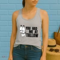 Funny You Had Me At Tallow Replace Seed Oils Maha Be Heathy Women's Tank Top thumb 2