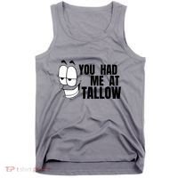 Funny You Had Me At Tallow Replace Seed Oils Maha Be Heathy Tank Top thumb 0