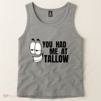 Funny You Had Me At Tallow Replace Seed Oils Maha Be Heathy Tank Top thumb 2