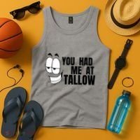 Funny You Had Me At Tallow Replace Seed Oils Maha Be Heathy Tank Top thumb 4