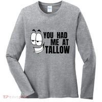Funny You Had Me At Tallow Replace Seed Oils Maha Be Heathy Women's Long Sleeve Shirt thumb 0