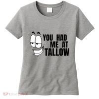Funny You Had Me At Tallow Replace Seed Oils Maha Be Heathy Women's T-Shirt thumb 0