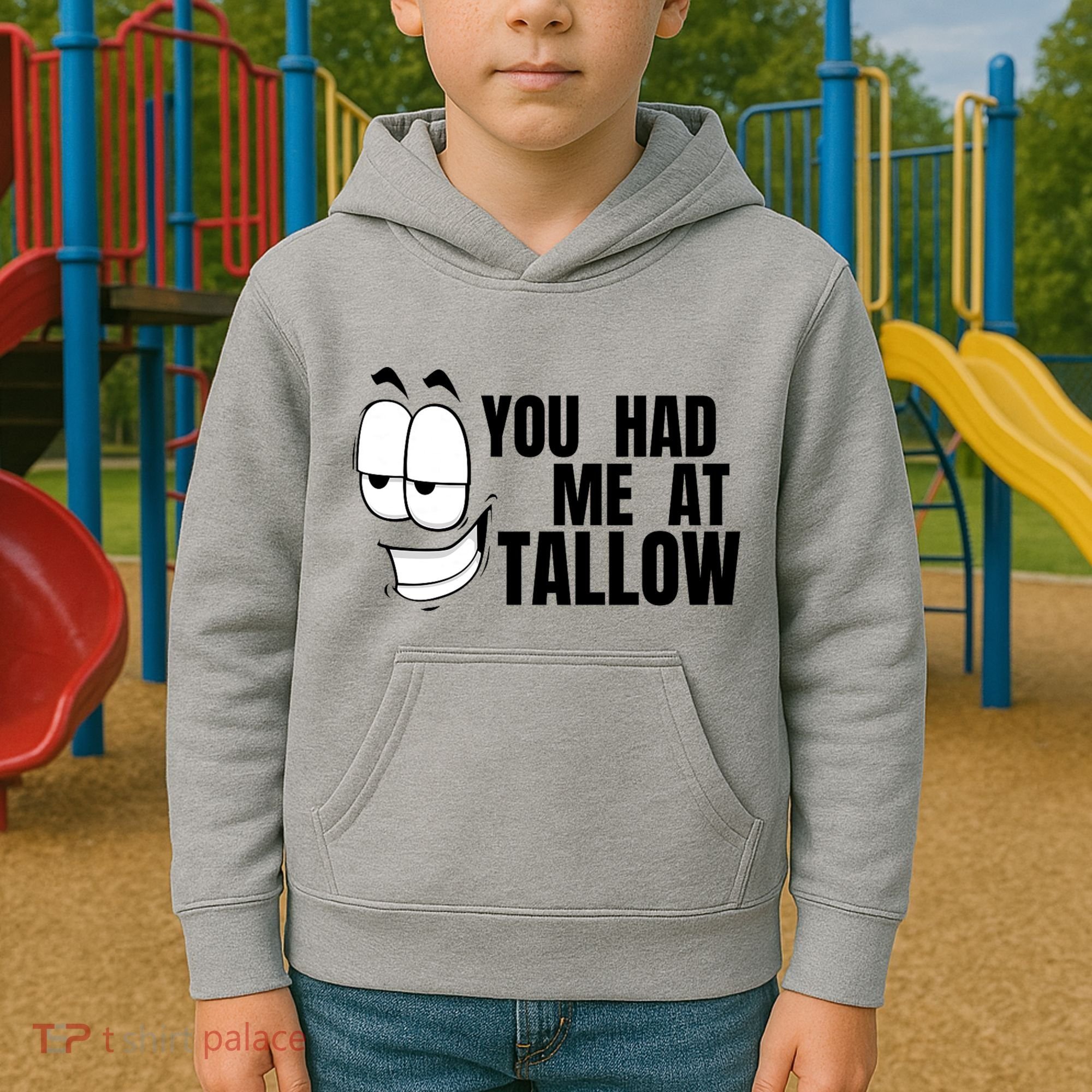 Funny You Had Me At Tallow Replace Seed Oils Maha Be Heathy Kids Hoodie