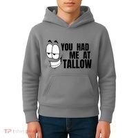 Funny You Had Me At Tallow Replace Seed Oils Maha Be Heathy Kids Hoodie thumb 4