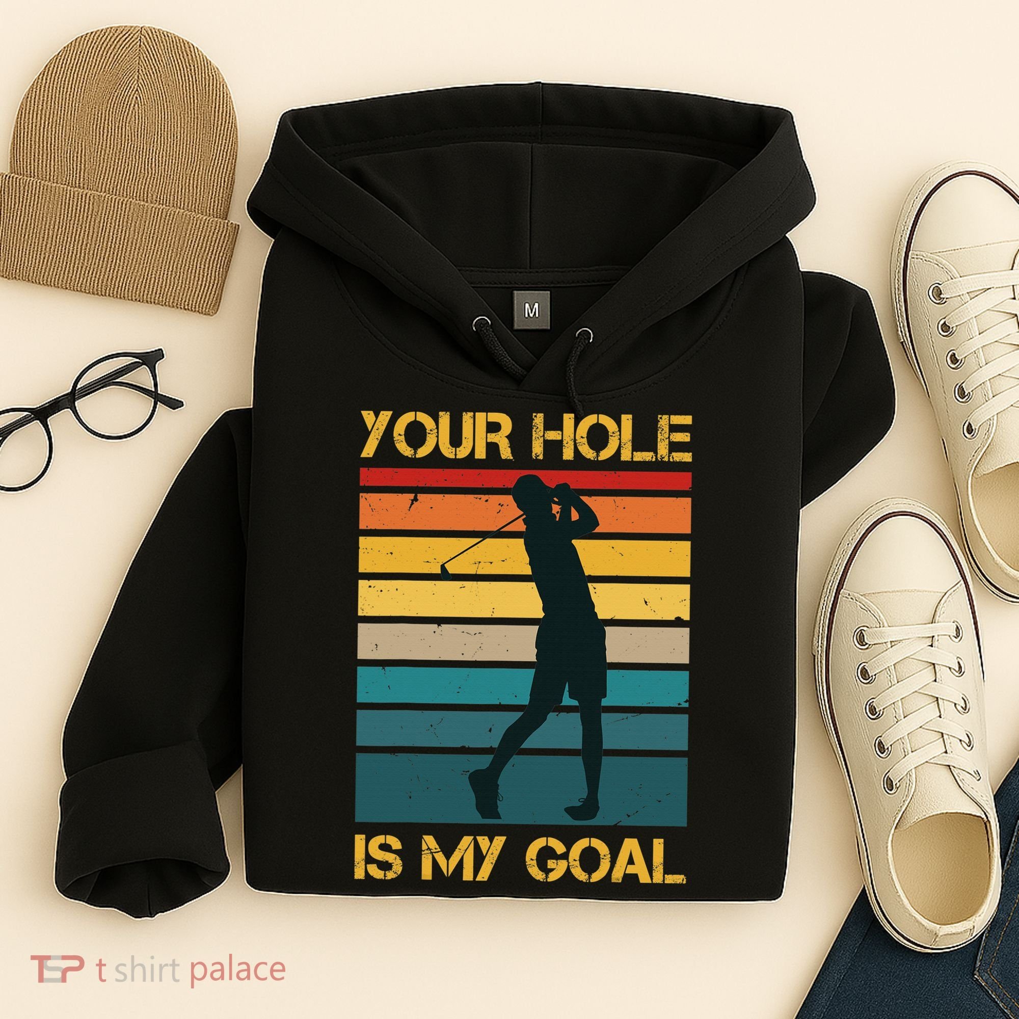 Funny Your Hole Is My Goal Golf Lovers Novelty Hoodie