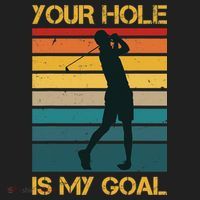 Funny Your Hole Is My Goal Golf Lovers Novelty Beanie thumb 2