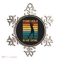 Funny Your Hole Is My Goal Golf Lovers Novelty Ornament thumb 0
