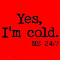 Funny Yes I'm Cold Me 24:7 Santa Hat thumb 1