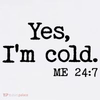 Funny Yes I'm Cold Me 24:7 Apron thumb 3