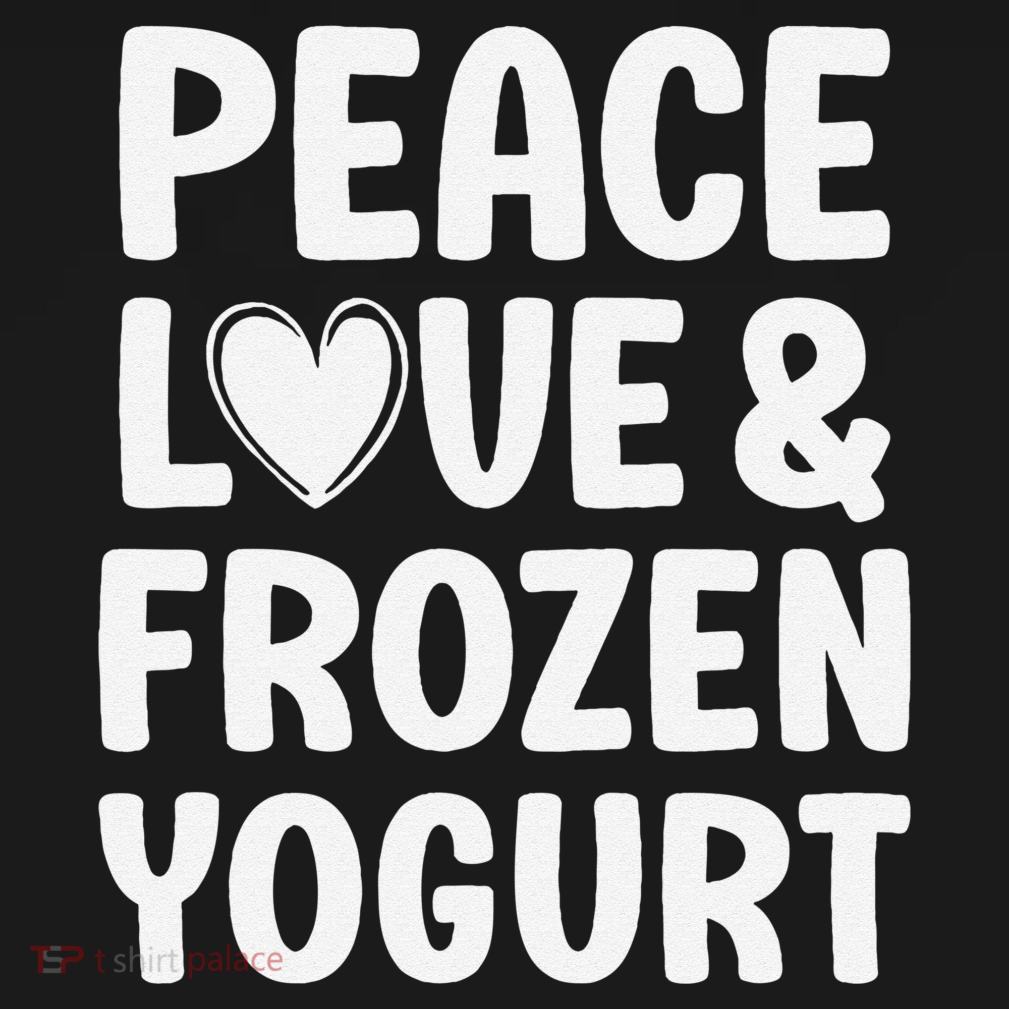 Frozen Yogurt I Love Frozen Yogurt Funny Food Women's Tank Top
