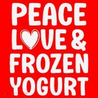 Frozen Yogurt I Love Frozen Yogurt Funny Food Santa Hat thumb 1
