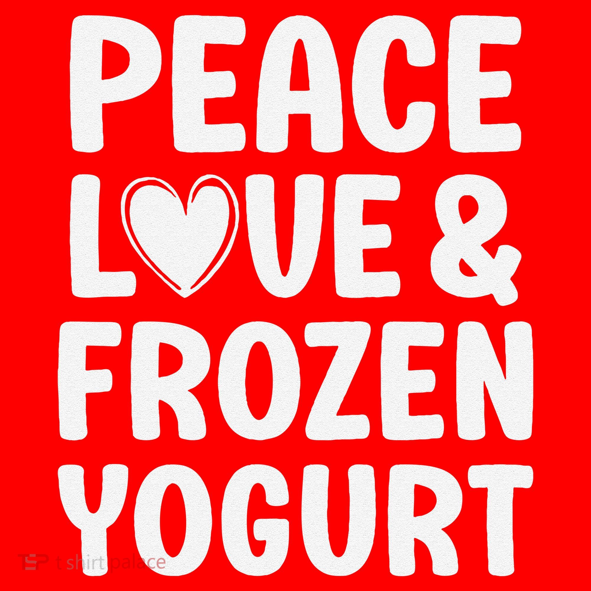 Frozen Yogurt I Love Frozen Yogurt Funny Food Santa Hat