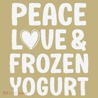 Frozen Yogurt I Love Frozen Yogurt Funny Food Sweatshirt thumb 2