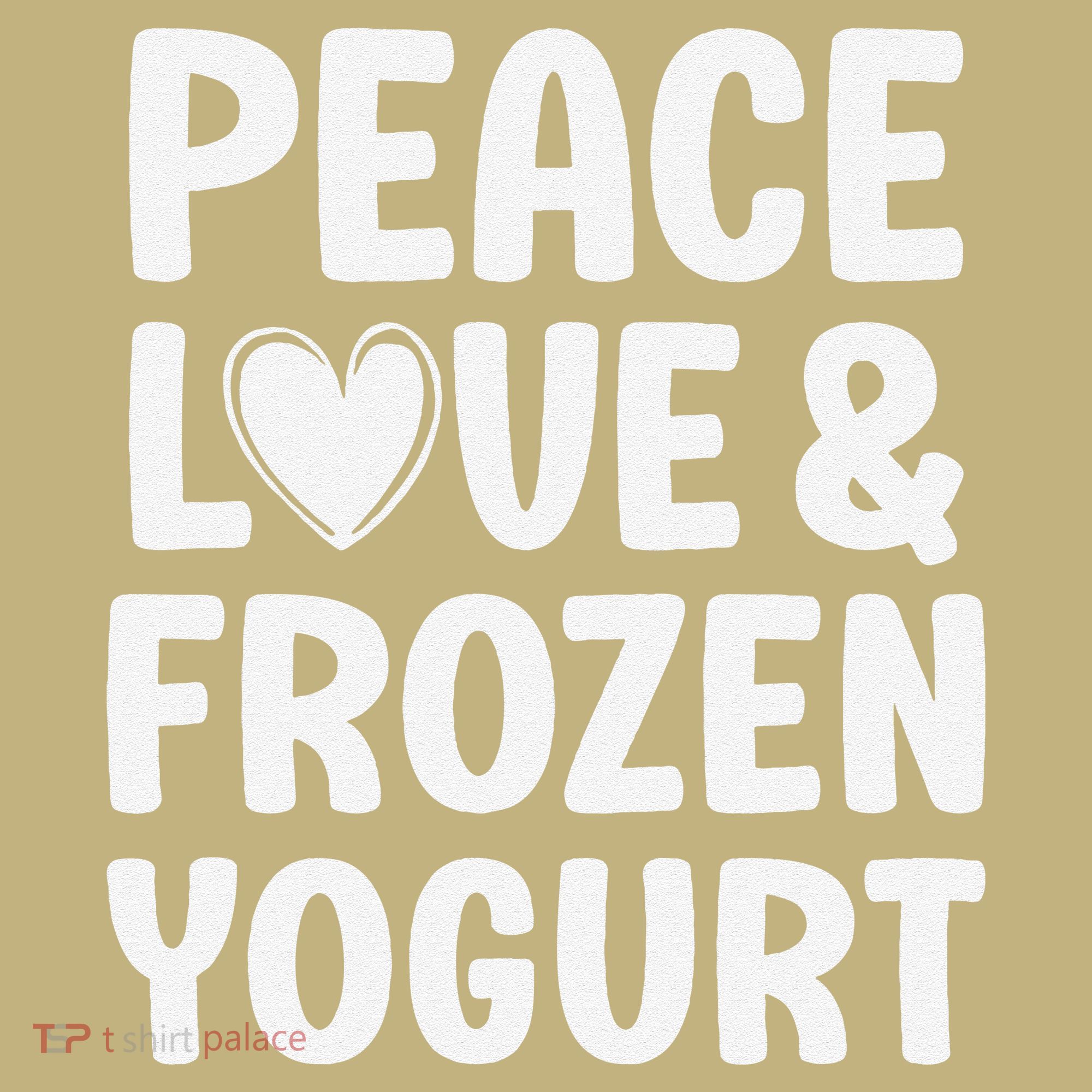 Frozen Yogurt I Love Frozen Yogurt Funny Food Sweatshirt