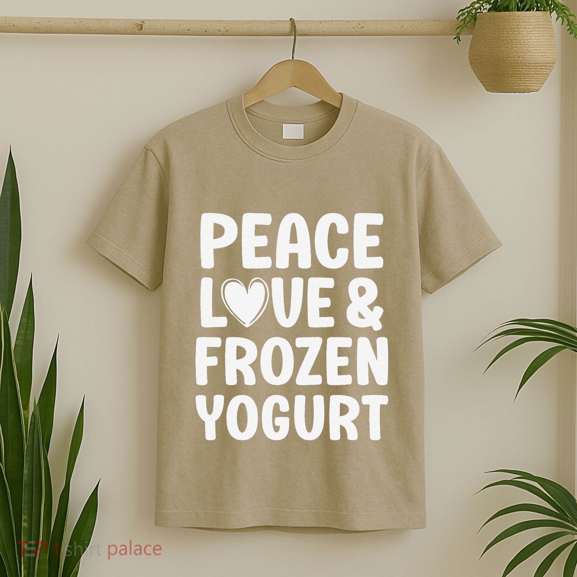 Frozen Yogurt I Love Frozen Yogurt Funny Food T-Shirt