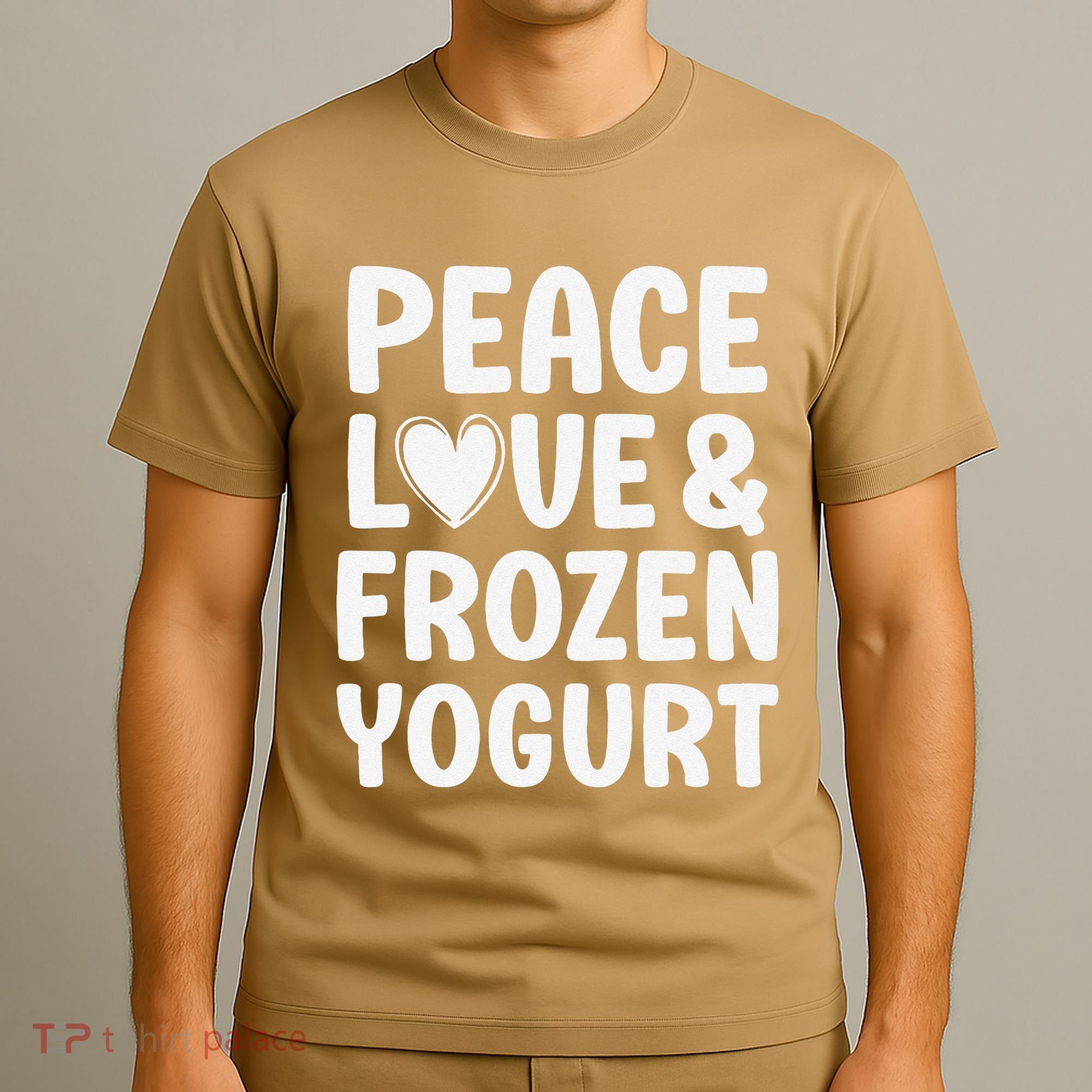 Frozen Yogurt I Love Frozen Yogurt Funny Food T-Shirt