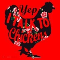 Farmer Yep I Talk To Chickens Funny Chicken Lover Santa Hat thumb 1