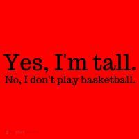 Funny Yes I'm Tall Gift No I Don't Play Basketball Gift Santa Hat thumb 1