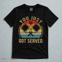 Funny You Just Got Served Pickleball Dad Mom Women Men T-Shirt thumb 5