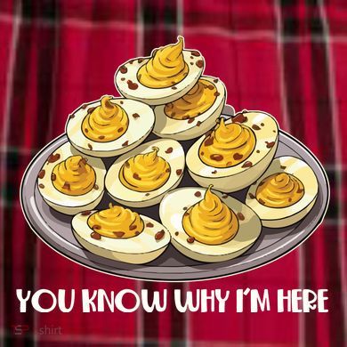 Funny You Know Why Im Here Deviled Eggs Thanksgiving Chirstmas Dinner Men's Flannel Plaid Pajama Pants