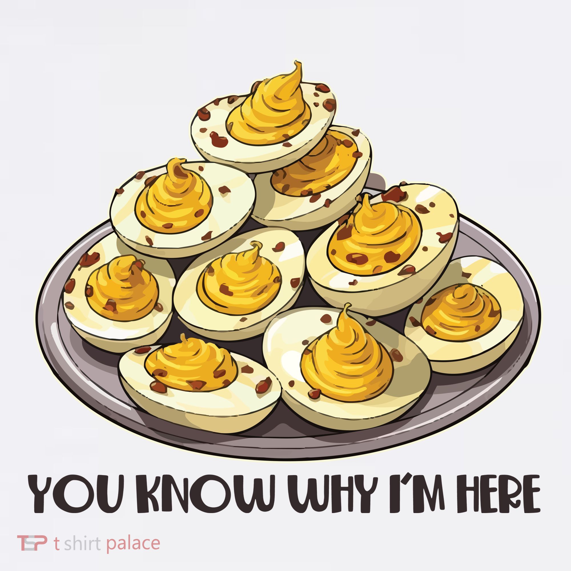 Funny You Know Why Im Here Deviled Eggs Thanksgiving Chirstmas Dinner Ornament