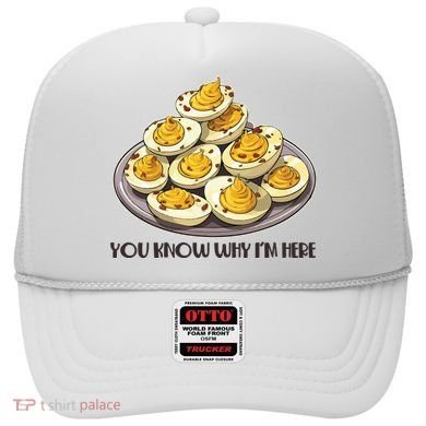 Funny You Know Why Im Here Deviled Eggs Thanksgiving Chirstmas Dinner Hat