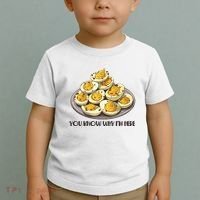 Funny You Know Why Im Here Deviled Eggs Thanksgiving Chirstmas Dinner Toddler T-Shirt thumb 2