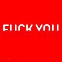 Fuck You Love You Red And White Text Quote Santa Hat thumb 1