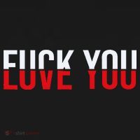 Fck You Love You Love And Hate Women's Hoodie thumb 2
