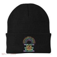 Funny Your Little Ray Of Sarcastic Sunshine Has Arrived Beanie thumb 0