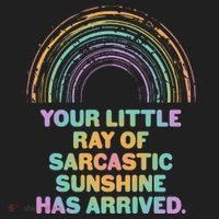 Funny Your Little Ray Of Sarcastic Sunshine Has Arrived Beanie thumb 2