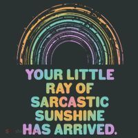 Funny Your Little Ray Of Sarcastic Sunshine Has Arrived Long Sleeve Shirt thumb 2