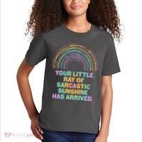 Funny Your Little Ray Of Sarcastic Sunshine Has Arrived Kids T-Shirt thumb 2