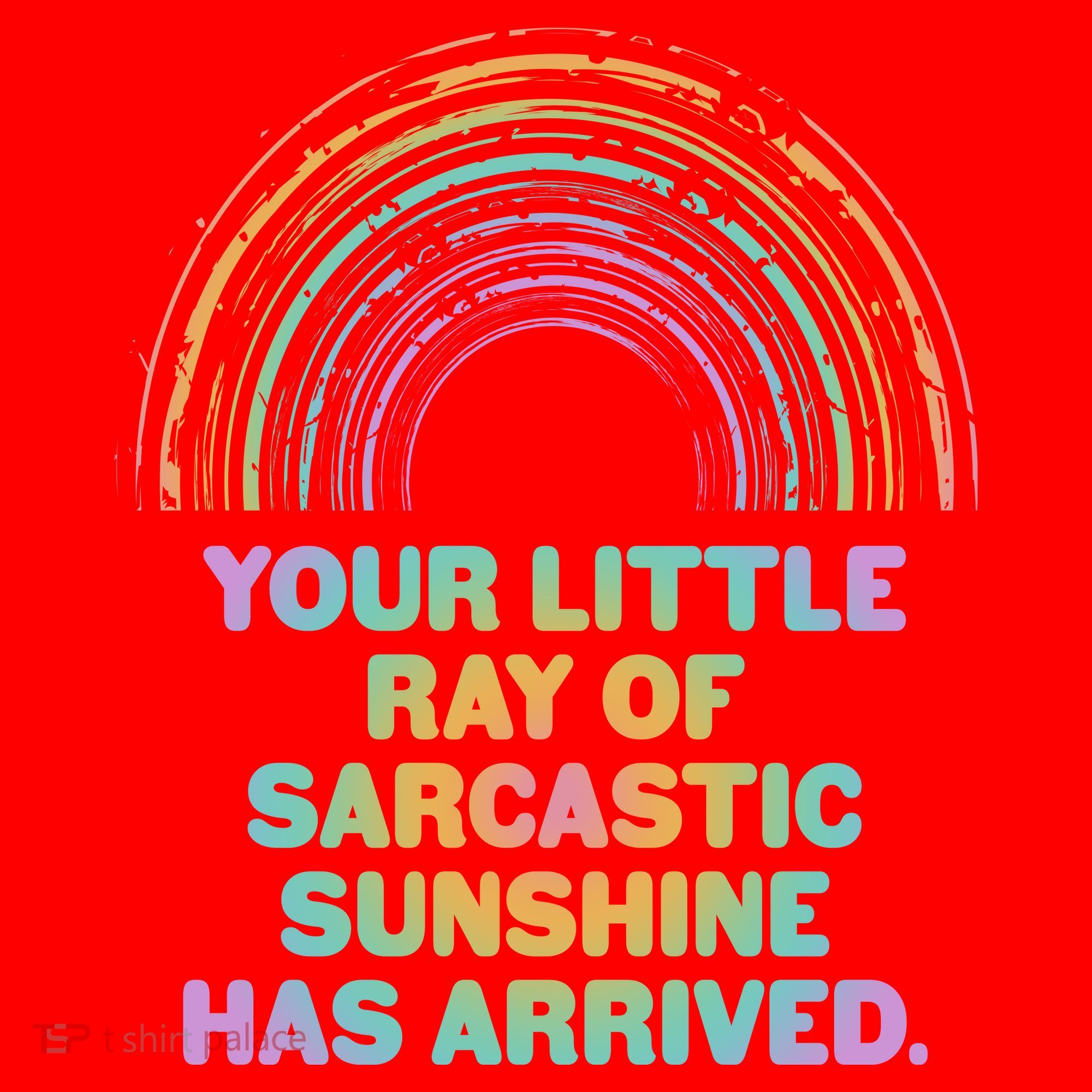 Funny Your Little Ray Of Sarcastic Sunshine Has Arrived Santa Hat