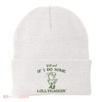 Funny Y'all Mind If I Do Some Lollygaggin Beanie thumb 0