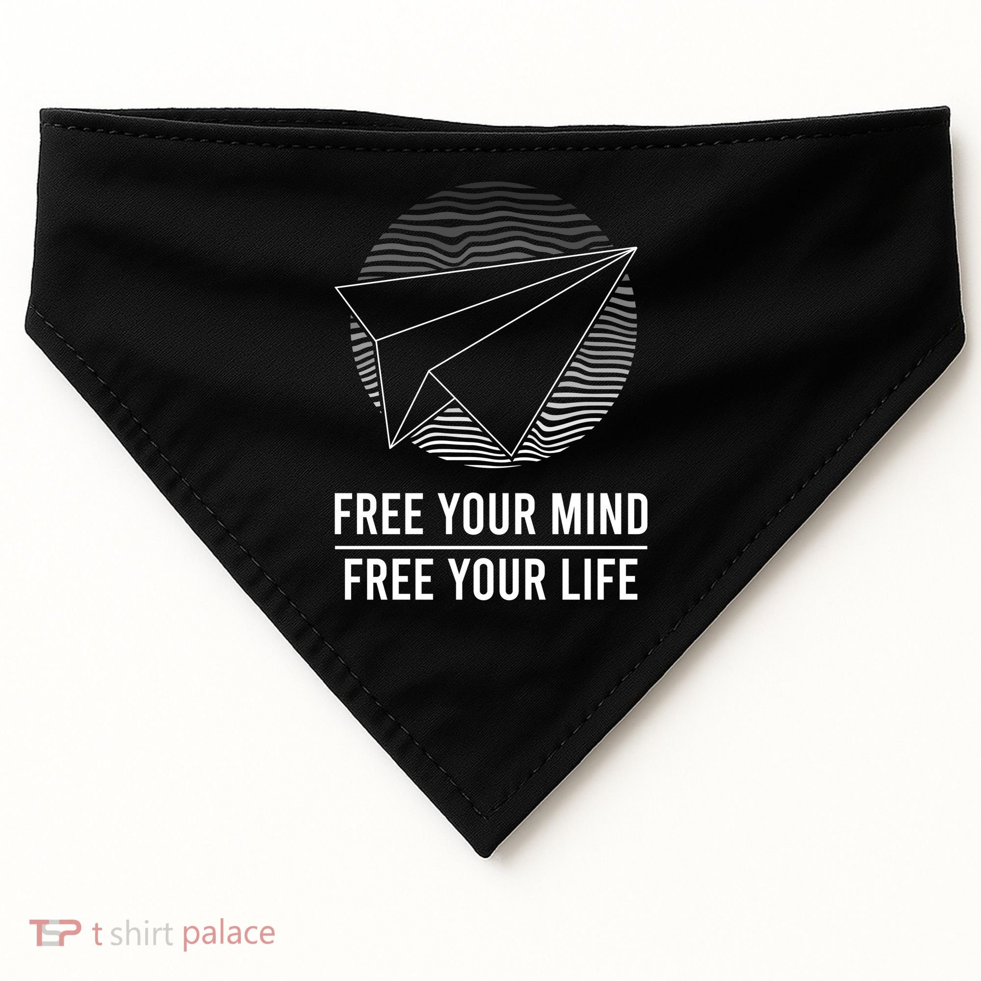 Free Your Mind Free Your Life USA-Made Doggie Bandana