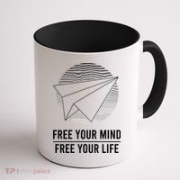 Free Your Mind Free Your Life Coffee Mug thumb 1