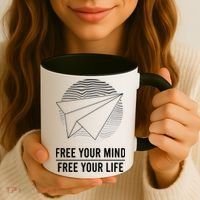 Free Your Mind Free Your Life Coffee Mug thumb 3