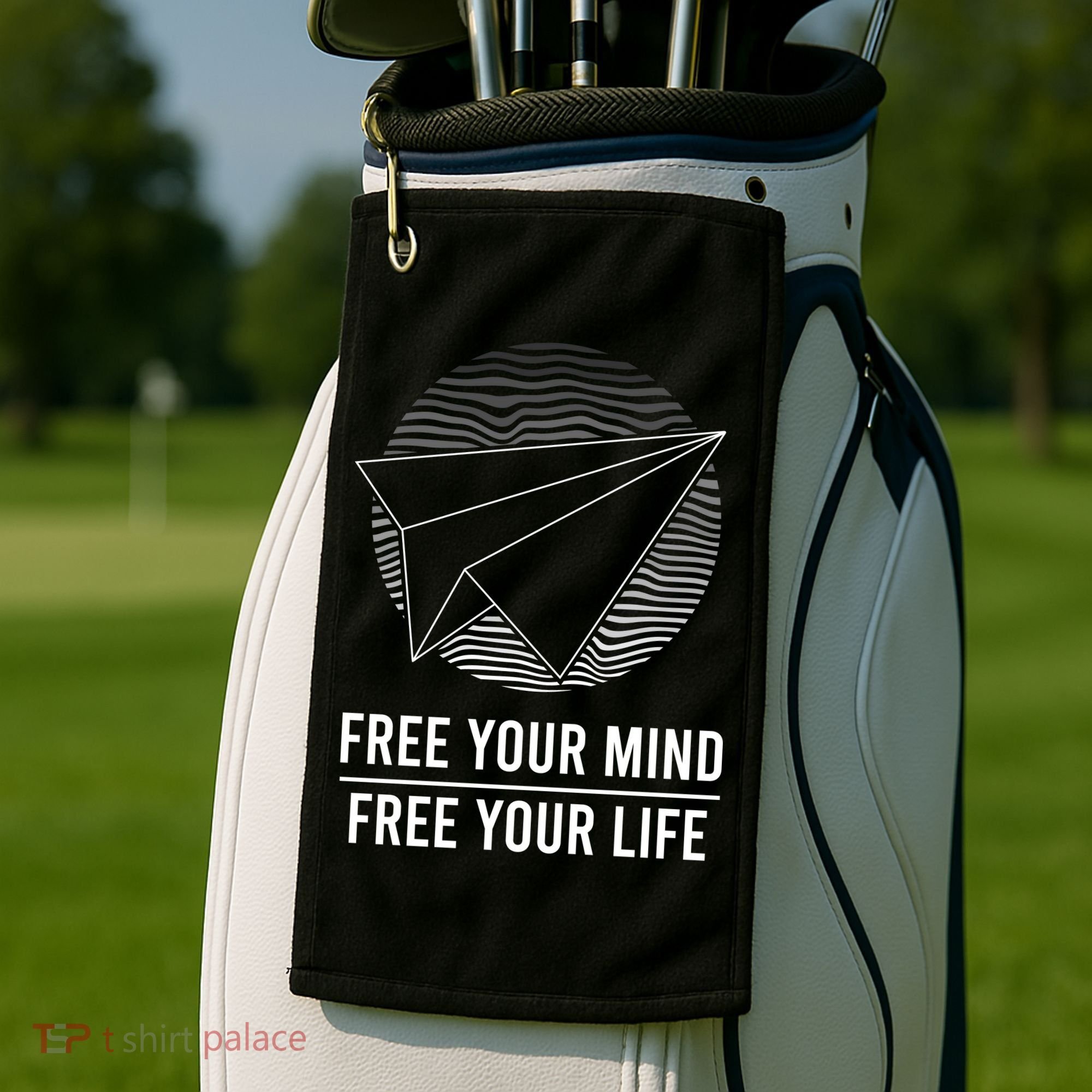 Free Your Mind Free Your Life Golf Towel