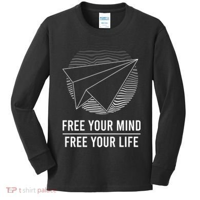 Free Your Mind Free Your Life Kids Long Sleeve Shirt