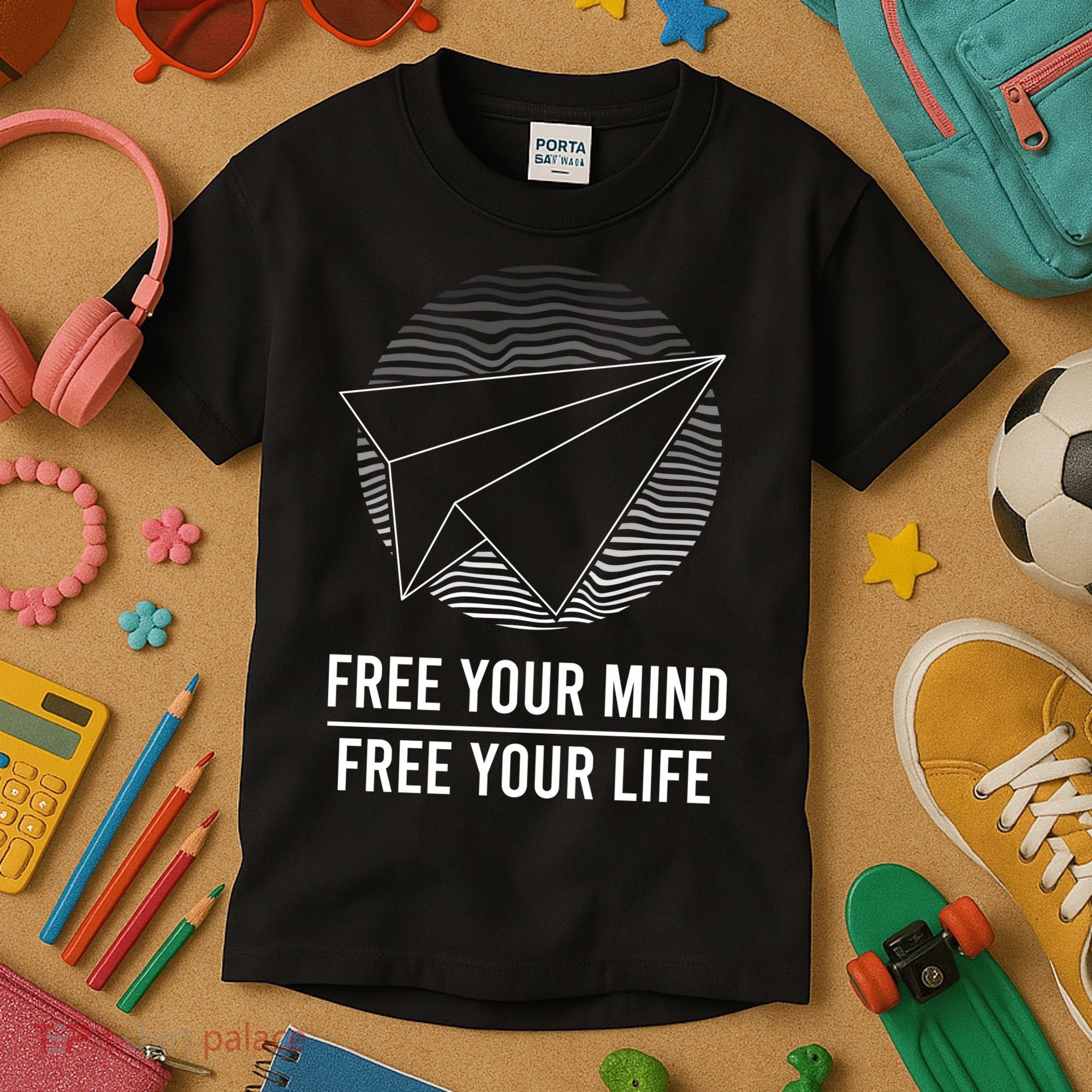Free Your Mind Free Your Life Kids T-Shirt