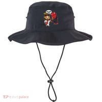 Funny You Mad Bro Jesus Vs Devil Bucket Hat thumb 0