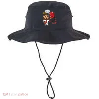 Funny You Mad Bro Jesus Vs Devil Bucket Hat thumb 0